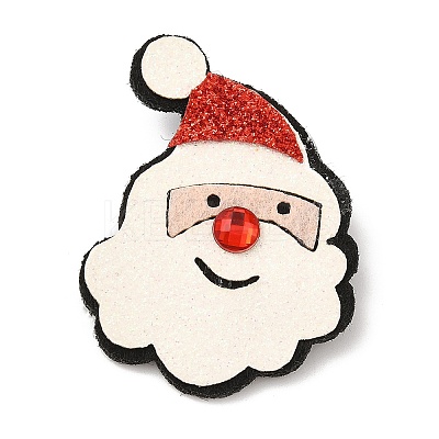 Christmas Theme PU Leather Brooch LS-JEWB-C004-01B-1