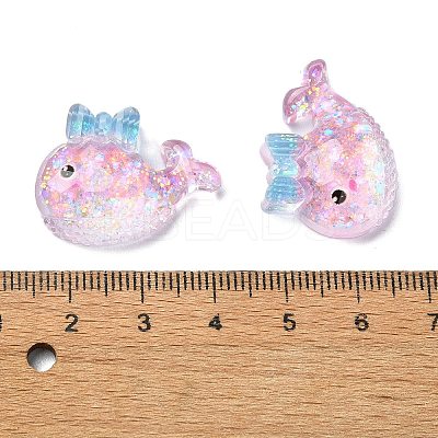 Transparent Epoxy Resin Decoden Cabochons CRES-I030-03A-1