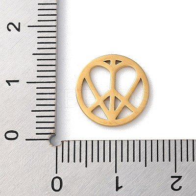 304 Stainless Steel Charms STAS-P338-05G-1