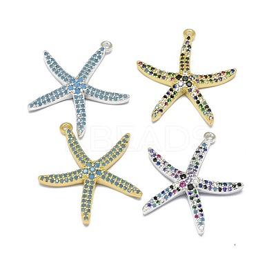 Alloy Micro Pave Cubic Zirconia Pendants PALLOY-F249-15-1
