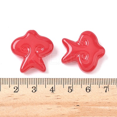 Baking Paint Glass Beads LAMP-D303-05F-1