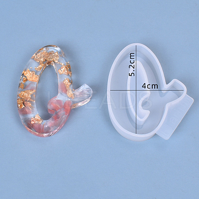 Letter DIY Silicone Molds DIY-I034-08Q-1