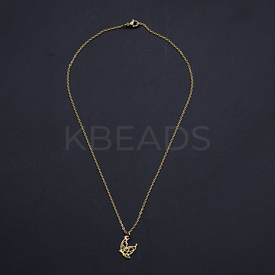 201 Stainless Steel Pendant Necklaces LS-NJEW-S105-JN557-40-2-1