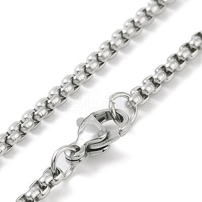 Non-Tarnish 201 Stainless Steel Pendant Necklaces NJEW-C034-37P-1