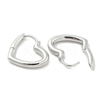 Brass Hoop Earrings EJEW-M260-07P-1