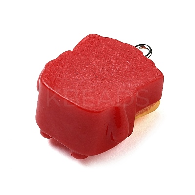 Opaque Resin Imitation Food Pendants LS-CRES-M030-06B-1