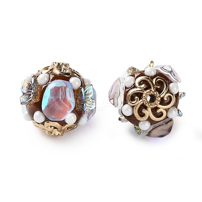 Handmade Polymer Clay Indonesia Beads IPDL-H001-15KCG-1