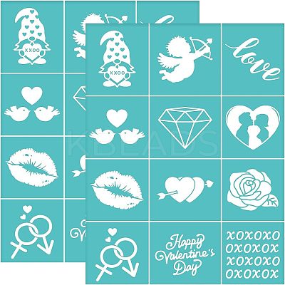 Self-Adhesive Silk Screen Printing Stencil DIY-WH0337-046-1