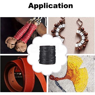 Waxed Cotton Thread Cords YC-PH0002-17-1
