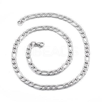 Non-Tarnish 304 Stainless Steel Necklaces NJEW-G283-04P-1