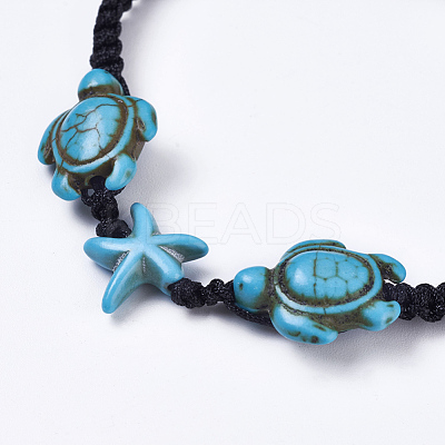 Nylon Thread Braided Bracelets X-BJEW-JB04344-1