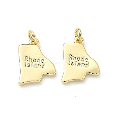 Brass Pendants KK-D229-22X-G-1