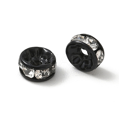 304 Stainless Steel Rhinestone Beads RB-CBAF591-01G-EB-1