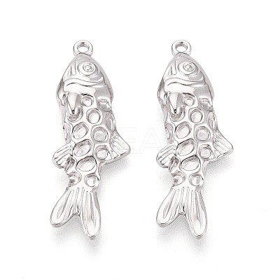 304 Stainless Steel Pendants STAS-T067-64P-1