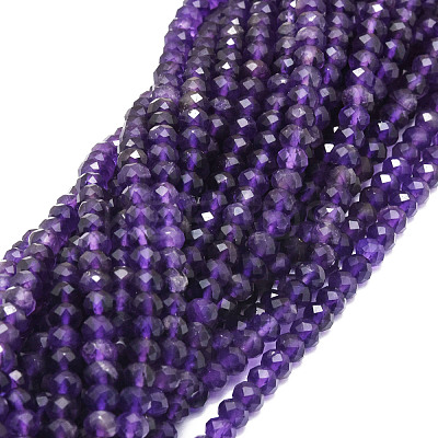 Natural Amethyst Beads Strands G-E569-I04-1