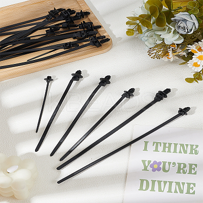 24Pcs 6 Styles Nylon Cable Zip Ties AJEW-LP0007-24-1