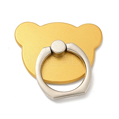 Zinc Alloy Bear Cell Phone Holder Stand Findings LS-AJEW-G035-05G-1