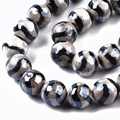 Tibetan Style dZi Beads G-S359-257B-1