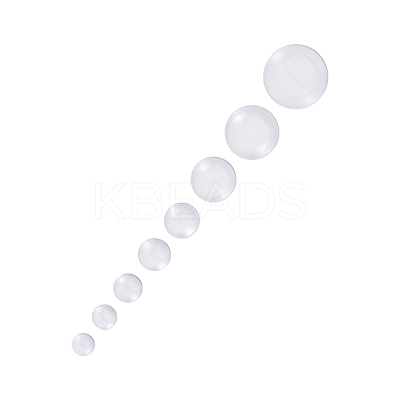 Transparent Glass Cabochons GGLA-CJ0001-01-1