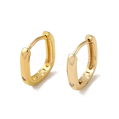 Brass Hoop Earring EJEW-L271-12KCG-05-1