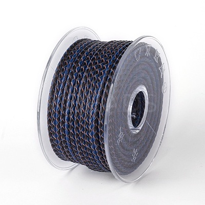 Braided Cowhide Cord WL-I004-3mm-B-17-1