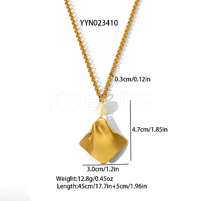 304 Stainless Steel Pendant Fashion Collarbone Necklaces CF9360-3-1