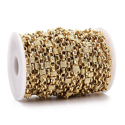 Brass Twist Knot Lock Link Chains CHC-T016-17G-1