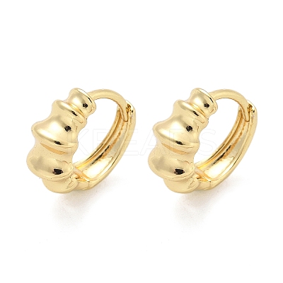 Brass Hoop Earrings EJEW-Z102-24G-1