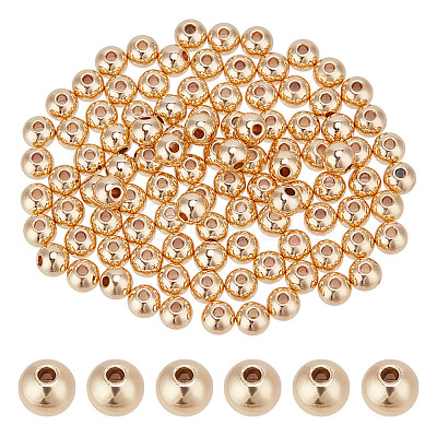 300Pcs Rack Plating Brass Spacer Beads KK-DR0001-27G-04-1