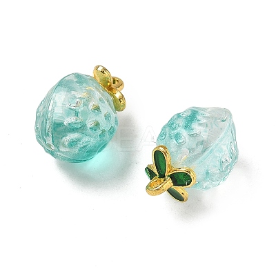 Transparent Glass Pendants GLAA-P072-03G-06-1