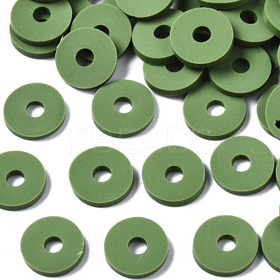 Handmade Polymer Clay Beads CLAY-R067-8.0mm-B43-1