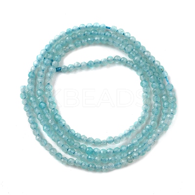 Natural Amazonite Beads Strands G-V001-A01-2mm-1