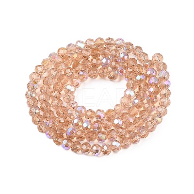 Electroplate Glass Beads Strands LS-EGLA-A044-T4mm-L20-1