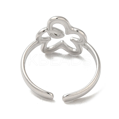 Non-Tarnish 304 Stainless Steel Open Cuff Rings RJEW-Q780-07P-1