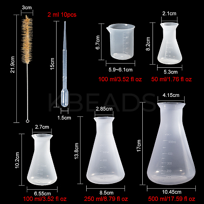 Plastic Beaker Sets TOOL-GB0001-01-1