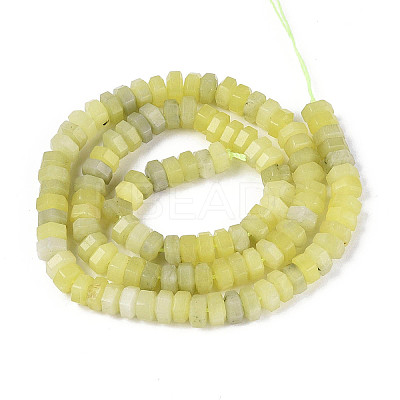 Natural Lemon Jade Beads Strands G-N357-14A-14-1