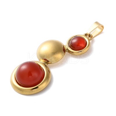 Natural Carnelian(Dyed & Heated) Pendants STAS-C120-12G-01-1