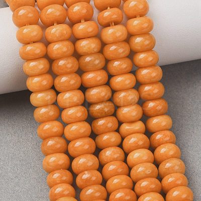 Natural Malaysia Jade Beads Strands G-B165-G01-5x8mm-11-1
