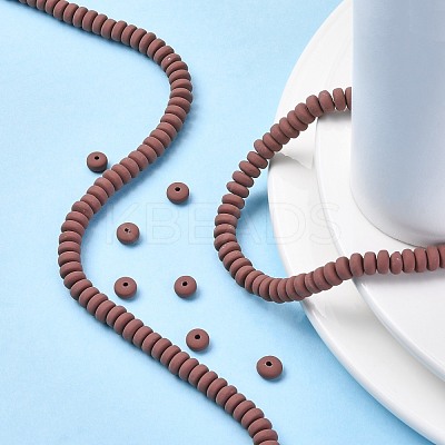 Handmade Polymer Clay Beads Strands X-CLAY-N008-008-125-1