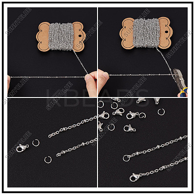 DIY Chain Necklaces Making Kits DIY-SC0020-81-1