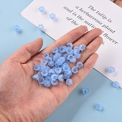 Transparent Acrylic Beads Caps PL543-5-1