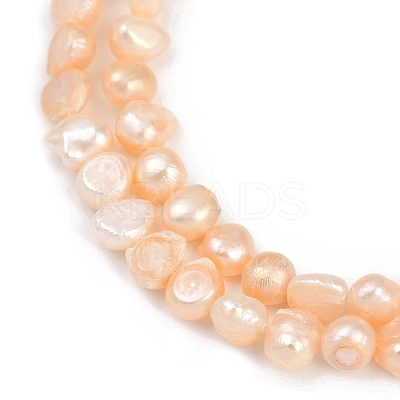 Natural Cultured Freshwater Pearl Beads Strands PEAR-P064-19H-02C-1
