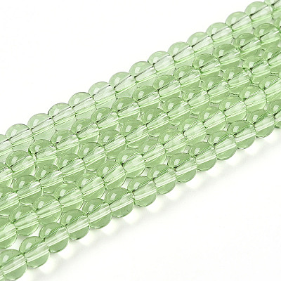 Transparent Glass Beads Strands GLAA-T032-T4mm-17-1