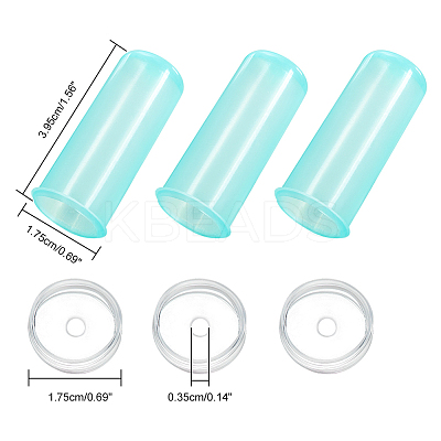 Plastic Flower Water Tubes DIY-PH0026-46-1