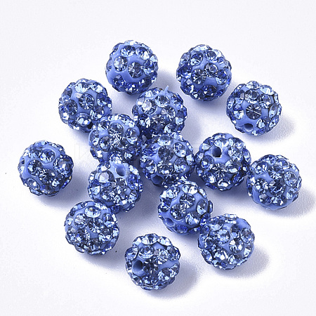 Pave Disco Ball Beads RB-T017-02-11-1