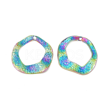 Ion Plating(IP) 304 Stainless Steel Pendants STAS-L268-006MC-1