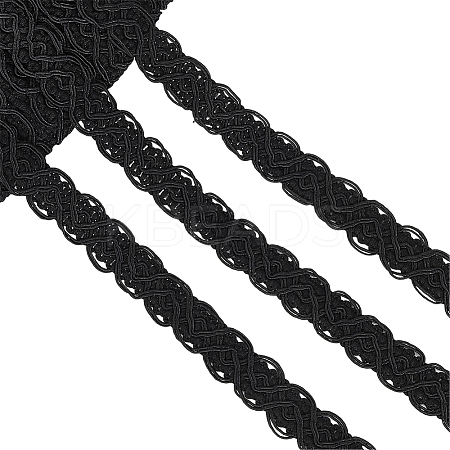 18Yards Polyester Braided Lace Trim OCOR-CY0001-88B-1