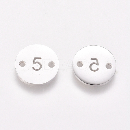Tarnish Resistant Numbers 304 Stainless Steel Links STAS-M274-035P-5-1