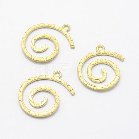 Brass Pendants KK-F721-036C-RS-1