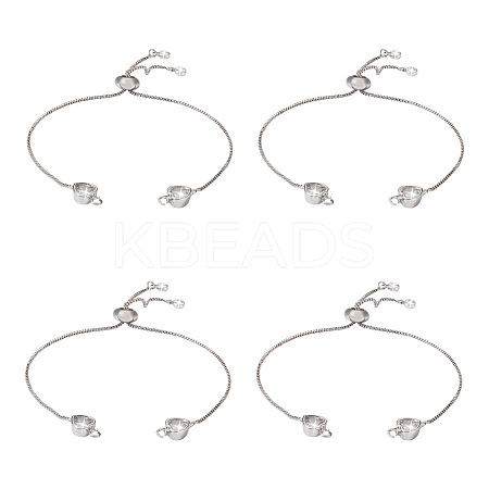 Rack Plating Adjustable Brass Slider Bracelets YS-TAC0001-13P-1